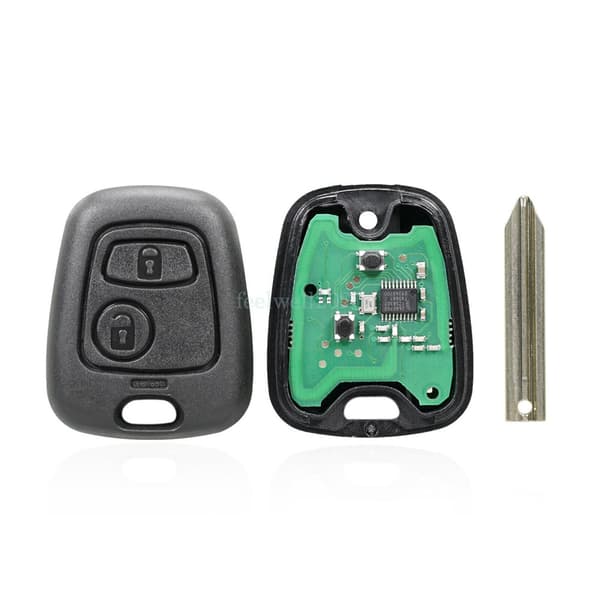 2 Buttons Remote Key Fob Circuit Board for Peugeot Partner 1999 - 2008 433MHz UK