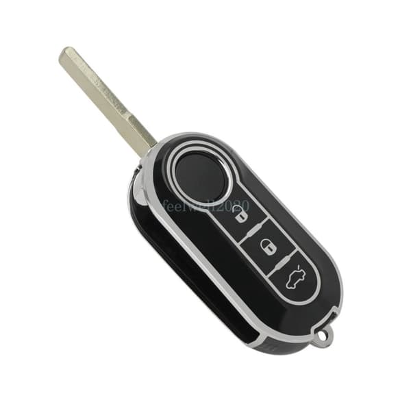 Car Key Cover Case for Fiat 500 Ducato Panda Punto Bravo Stilo Lancia Remote Fob