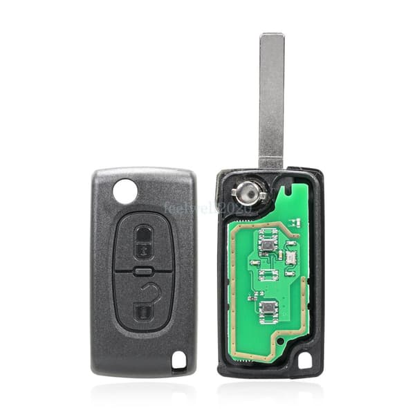 433Mhz Car Remote Flip Key Fob For Peugeot Partner 2009 2010 2011 2012 2013 2014