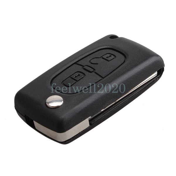 2 Button Remote Key Fob 433MHz PCF7961 Chip HU83 Blade for Peugeot 207 307 308