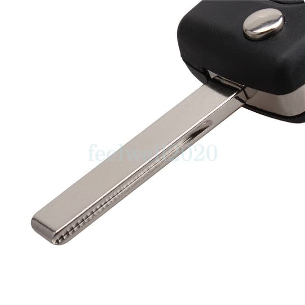 2 Button Remote Key Fob 433MHz PCF7961 Chip HU83 Blade for Peugeot 207 307 308