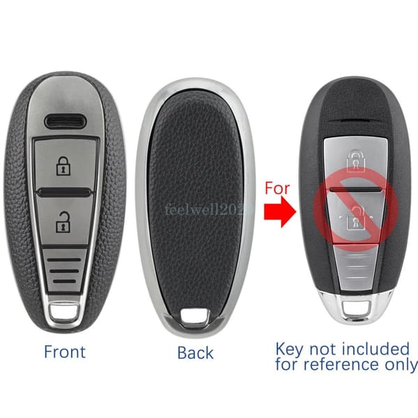 2 Button TPU Key Case Cover Fob Shell For Suzuki Swift SX4 S-Cross Vitara Ignis