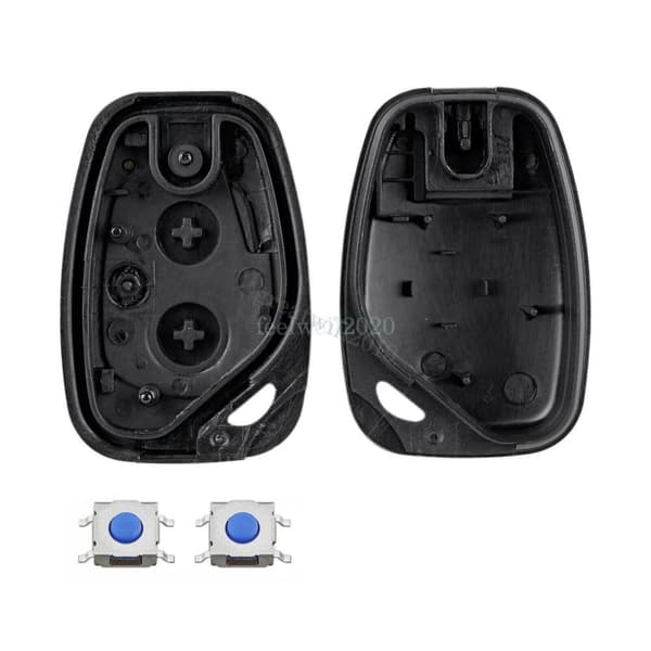 2 Button Remote Key Fob Case Shell + Switches For Renault Master Traffic Kangoo