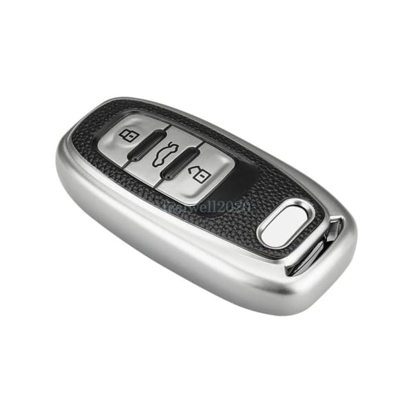 3 Buttons For Audi A1 A3 A5 A6 A7 Q5 Q7 TPU Car Remote Key Cover Fob Case Shell