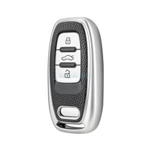 3 Buttons For Audi A1 A3 A5 A6 A7 Q5 Q7 TPU Car Remote Key Cover Fob Case Shell