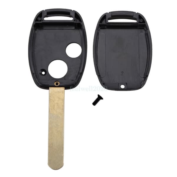 For Honda Jazz Civic Accord CRV FRV HRV Stream 2 Button Car Remote Fob Key Case