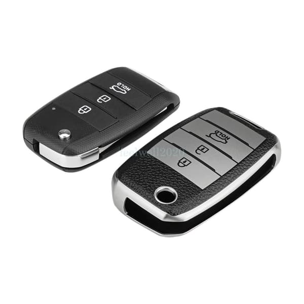 3 Button Flip Key Cover Case Fob Shell For Kia Rio Picanto Ceed Optima Sportage