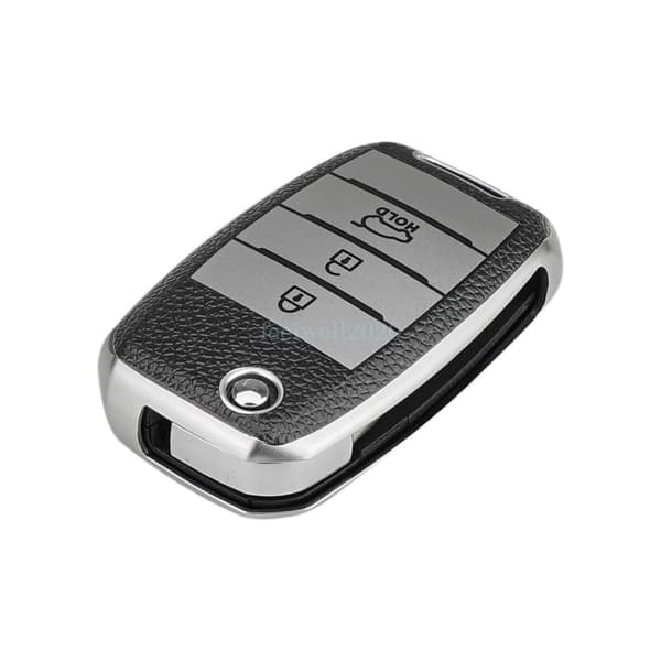 3 Button Flip Key Cover Case Fob Shell For Kia Rio Picanto Ceed Optima Sportage