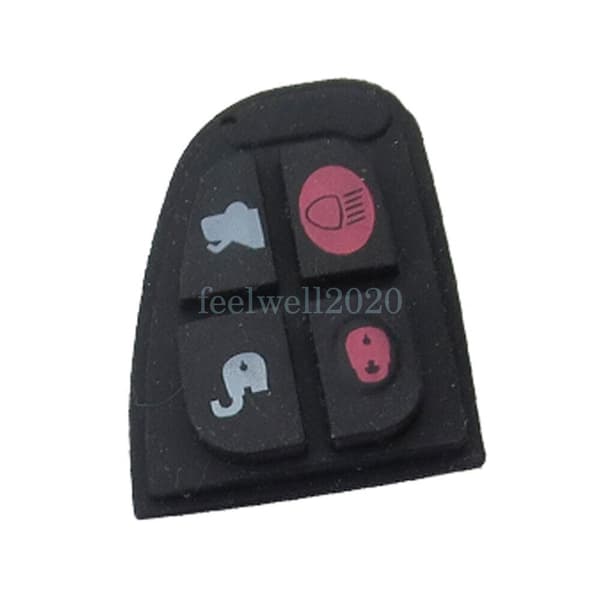 For Jaguar X-Type S-Type XF E S 4 Button Remote Key Fob Rubber Pad Repair Kit UK