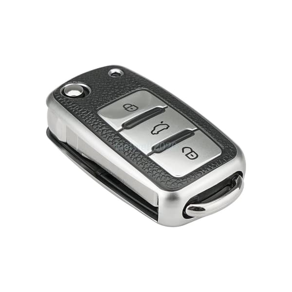 3 Button Key Case Cover For VW Golf Polo Jetta Caddy Tiguan Passat Remote Fob