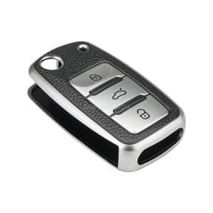 3 Button Key Case Cover For VW Golf Polo Jetta Caddy Tiguan Passat Remote Fob