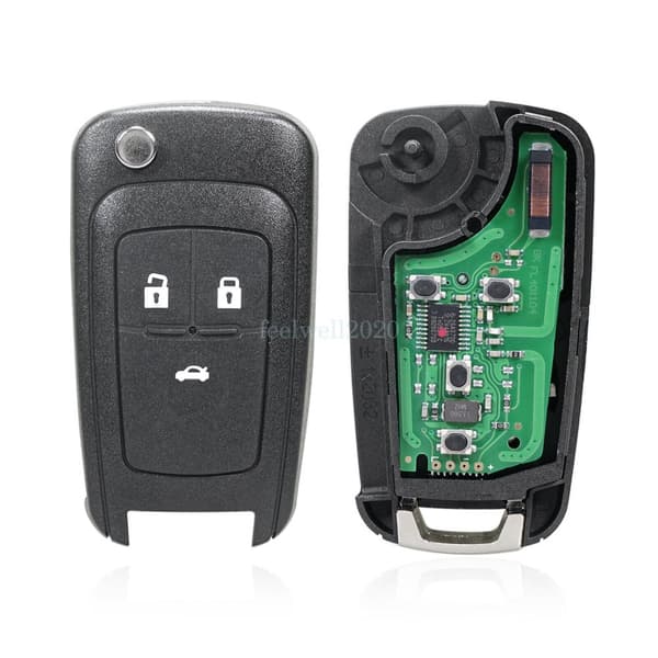 For Vauxhall Mokka Cascade 2013 2014 2015 Flip Car Remote Key 433Mhz 3 Button UK