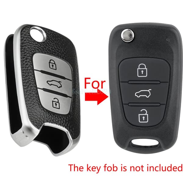 Car Flip Key Cover Fob Case for Kia Sportage Ceed Rio Sorento Hyundai I20 I30