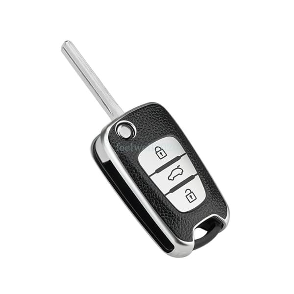 Car Flip Key Cover Fob Case for Kia Sportage Ceed Rio Sorento Hyundai I20 I30