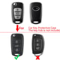 Pikkukuva 2 / 7: Car Flip Key Cover Fob Case for Kia Sportage Ceed Rio Sorento Hyundai I20 I30