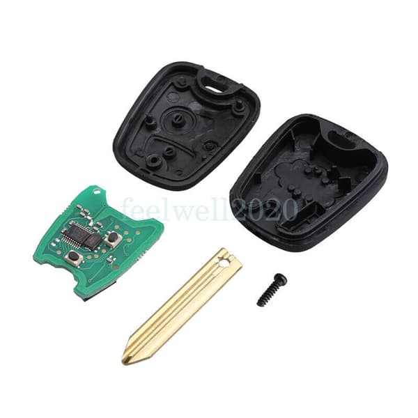 For Citroen Berlingo Picasso Xsara Saxo 2 Button 433Mhz Remote Key Fob SX9 Blade