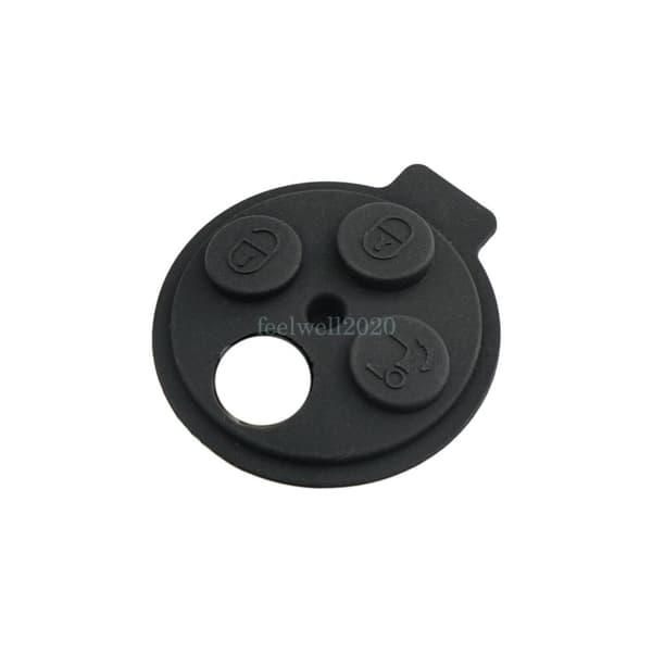 3 Button Key Fob Rubber Pad Insert For Benz Smart Forfour Fortwo City Roadster