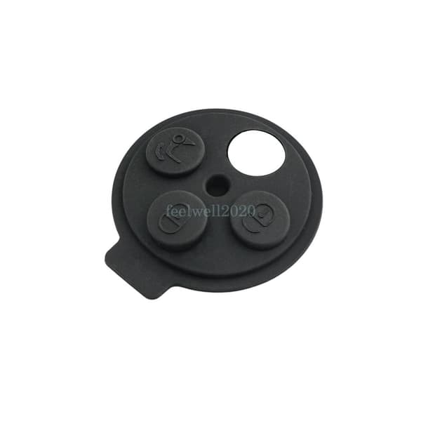 3 Button Key Fob Rubber Pad Insert For Benz Smart Forfour Fortwo City Roadster