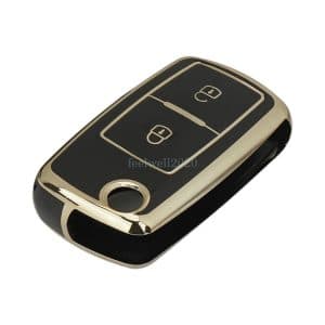 TPU Key Cover Fob Case For VW T5 T6 Seat Ibiza Leon Skoda Fabia Octavia 2 Button
