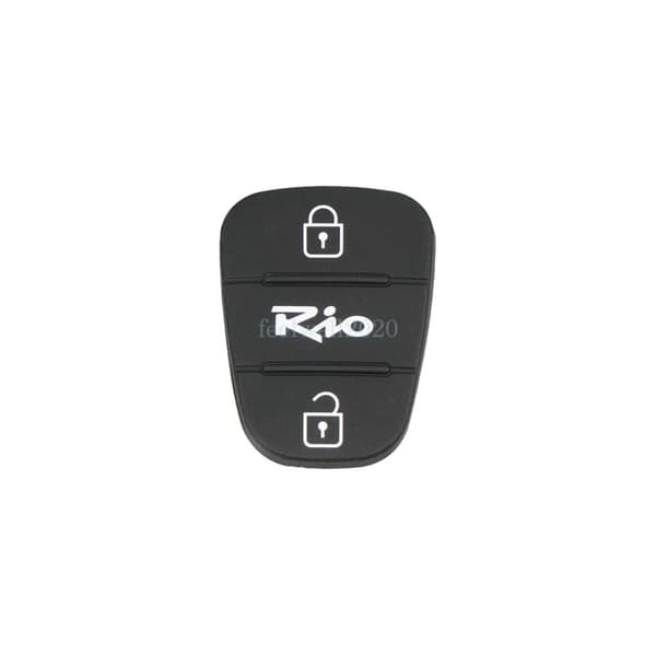 2X 2 / 3 Button Rubber Pad Remote Flip Case Fob For Kia Rio Key Fob 2009 - 2011