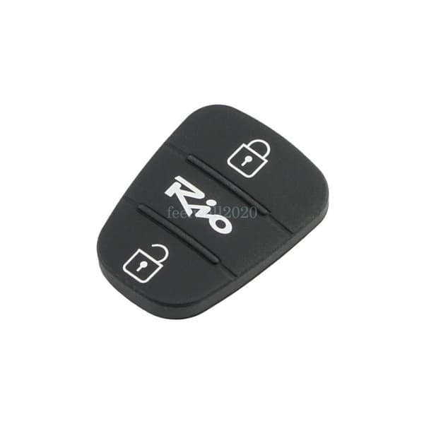 2X 2 / 3 Button Rubber Pad Remote Flip Case Fob For Kia Rio Key Fob 2009 - 2011