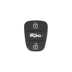 2X 2 / 3 Button Rubber Pad Remote Flip Case Fob For Kia Rio Key Fob 2009 - 2011