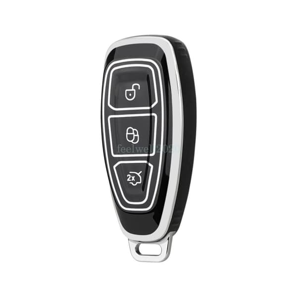 3 Button Remote Key Fob Case Protective Cover For Ford Kuga B-Max C-Max S-Max
