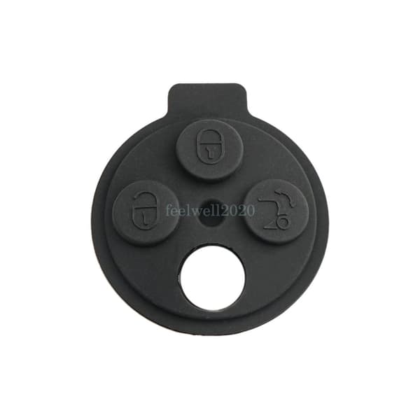 Car Key 3 Button Rubber Pad For Mercedes Smart Forfour Fortwo City Remote Fob