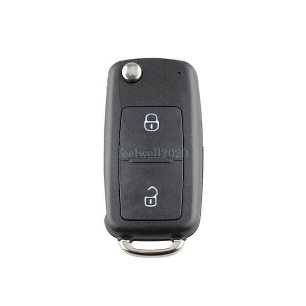 2X 2 Button Flip Remote Key Fob Shell Case For Volkswagen Transporter T6 Amarok