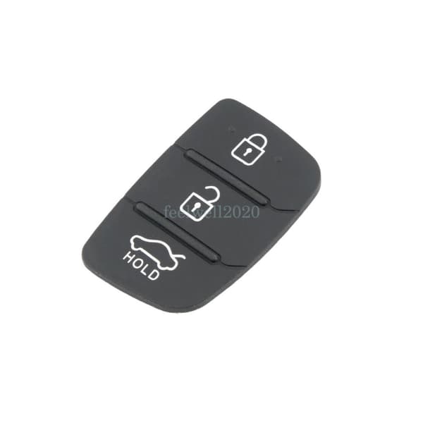 For Hyundai IX35 i20 Tucson 3 Button Car Remote Key FOB Case Rubber Pad Insert