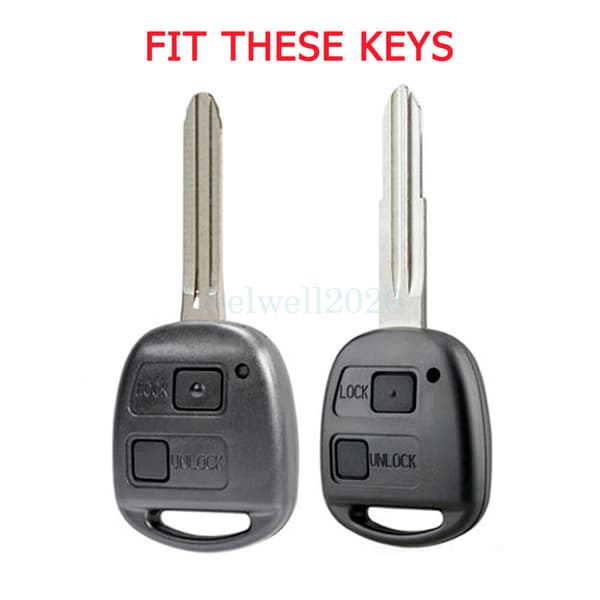 Key Cover For Toyota Celica Yaris MR2 Hiace Echo Land Cruiser Remote Fob Case