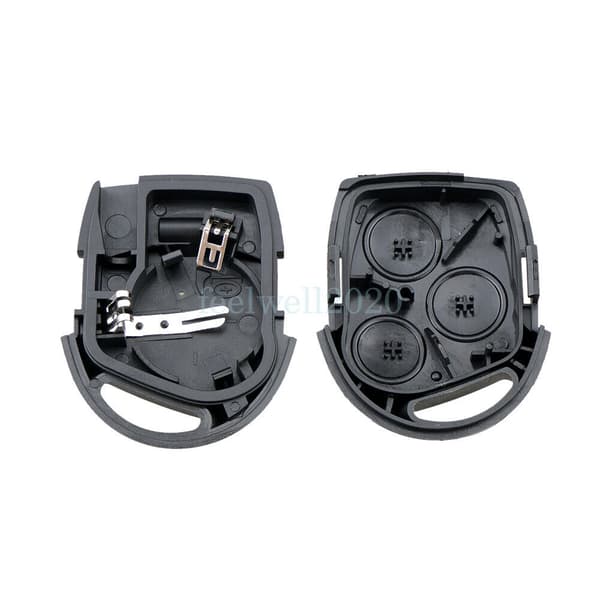 For Ford Mondeo Focus Fiesta Ka C-max 3 Button Car Remote Fob Key Case Battery