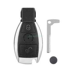 2 Button For Mercedes Benz C E M G R S Class CL GL SL CLK SLK SLS Key Fob Case
