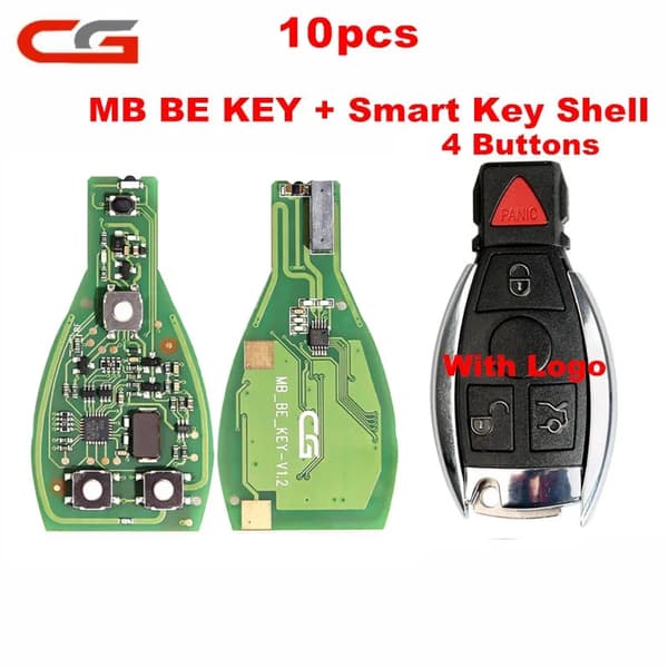 CGDI MB Avainohjelmoija, tukee FBS3 315MHZ/433MHZ, sisältää ilmaisen tokenin., BE KEY 3shell 10 kpl