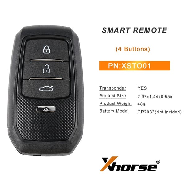 Toyota Smart Key, Stöd för 4D 8A 4A, 5 stycken/lot