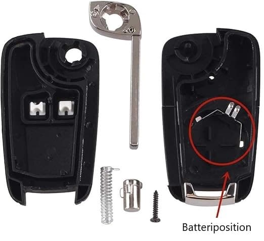Nøkkelskall / Alarmfob for Buick, Opel & Chevrolet - 2 knapper