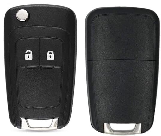 Nøkkelskall / Alarmfob for Buick, Opel & Chevrolet - 2 knapper