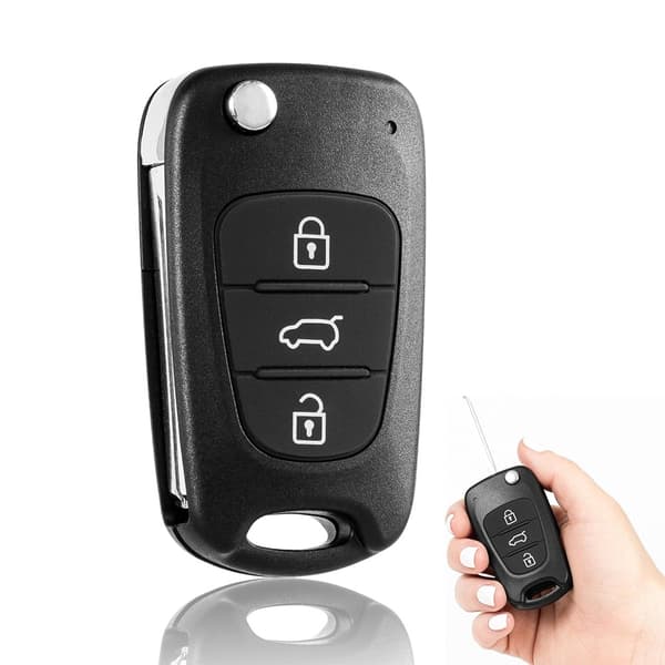 Nøgleskal / Alarmdåse til Hyundai & Kia - 3 knapper