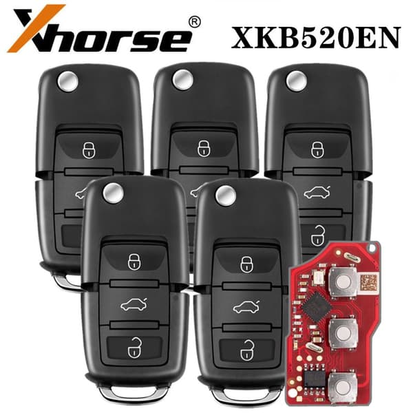 Xhorse B5 Etäavain, Langaton Ohjelmointi, Yhteensopiva VVDI:n kanssa, CE-sertifioitu