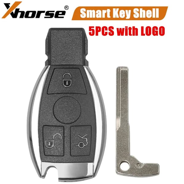 Smart Key Shell, Kompatibel med VVDI BE Key Pro, Pakke med 5 stk,5STK