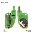Miniatyrbild 4 av 4: Super Remote 3 Knappar, Inbyggd Super Chip, CE Certifierad, Förpackning med 5,5ST