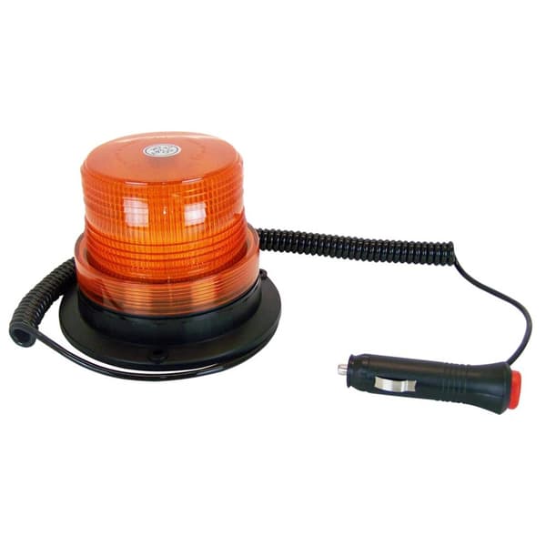 Berger & Schröter Varningsljus 20200 12 V, 24 V via bilens elsystem Magnetisk fastsättning, Skruvmontering Orange