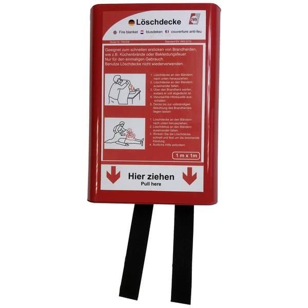 IWH 047044 Brandfilt (L x B) 100 cm x 100 cm 1 st