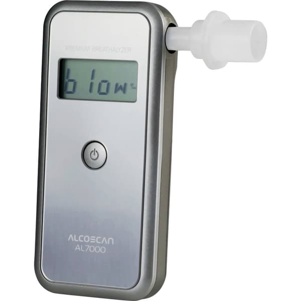 ACE AL7000 Alkoholmätare Silver 0 till 4 ‰ utbytbar sensor, inkl. Display