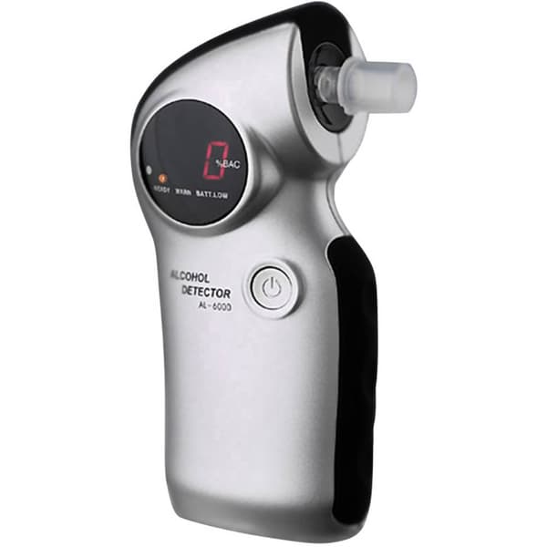 ACE AL6000 Alkoholmätare Silver 0.0 till 4 ‰ utbytbar sensor, inkl. Display