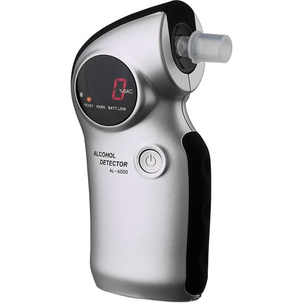 ACE AL6000 Alkoholmätare Silver 0.0 till 4 ‰ utbytbar sensor, inkl. Display