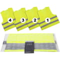 Miniatyrbild 1 av 8: LifeHammer 10474 SAFETY VEST ULTRA Varningsväst Vuxen EN 20471 ISO 20471 4 st