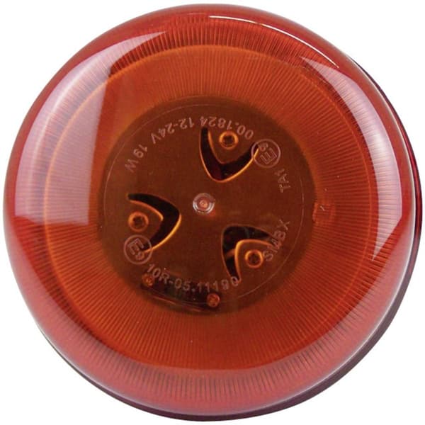 Berger & Schröter Varningsljus 20246 12 V, 24 V via bilens elsystem Standardhållare flexibel Orange