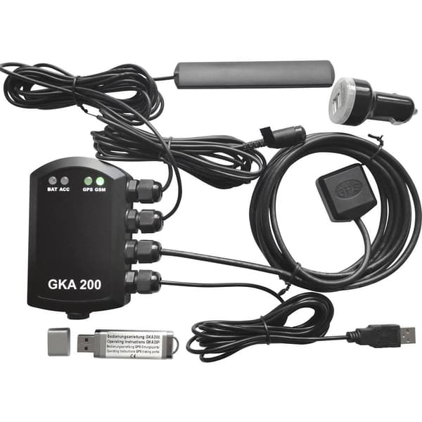 Renkforce GKA200 Bil-larmsystem Mobiltelefon kompatibel, Spårning av fordon, Vibrationssensor, GPS-portal 12 V/DC, 24 V