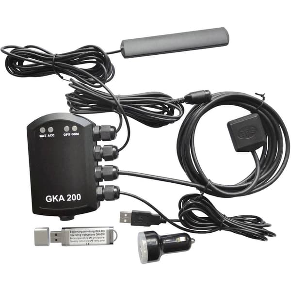 Renkforce GKA200 Bil-larmsystem Mobiltelefon kompatibel, Spårning av fordon, Vibrationssensor, GPS-portal 12 V/DC, 24 V